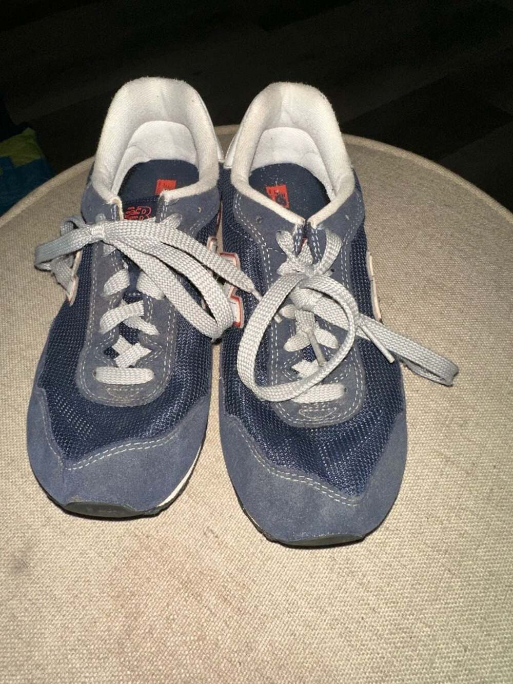 New Balance 515 V1 Size 4 Blue Red Sneakers